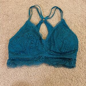Emerald Green Lace Bralette